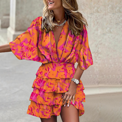 Floral Print Kimono Dress | Nyssa