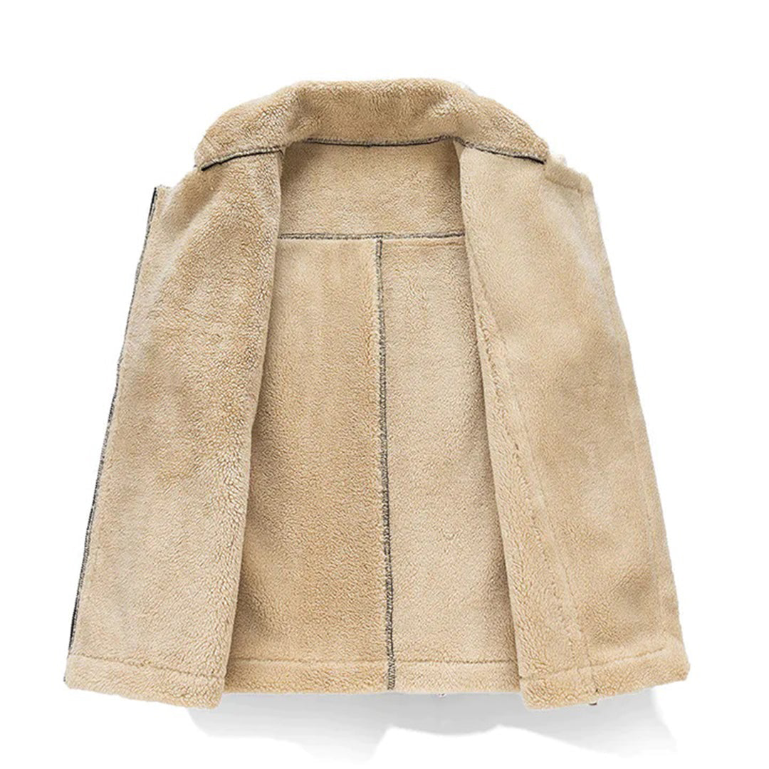 Faux Shearling-Lined Vest | Ruby