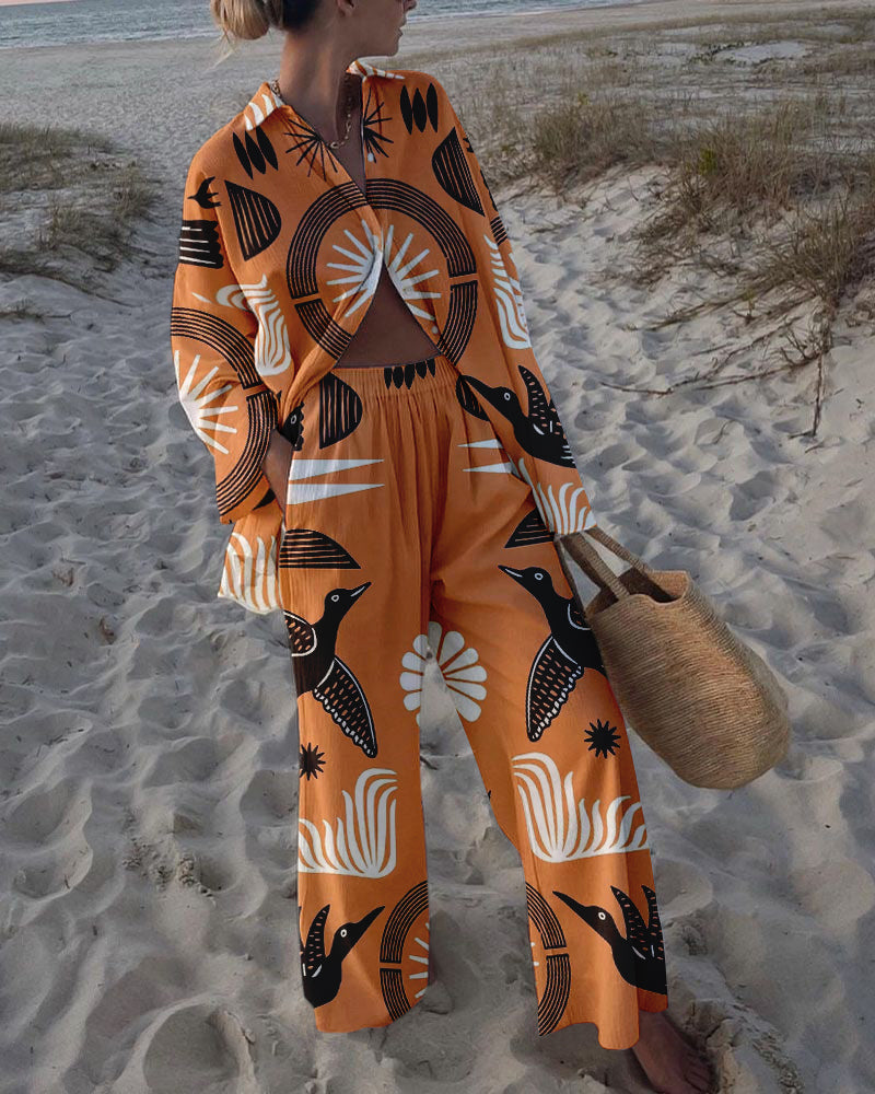 Women Graphic Print Co-Ord Set | Criselda