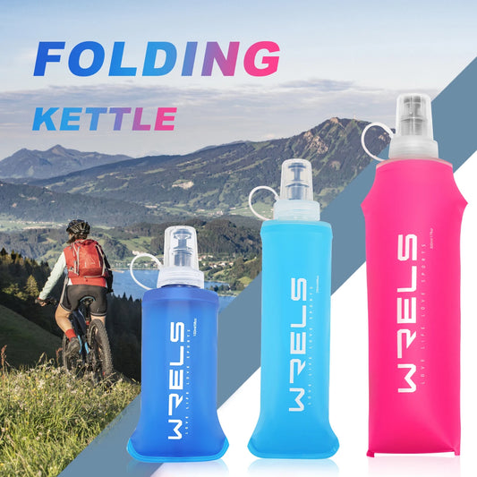 Collapsible Silicone Water Bottle for Outdoor Activities – Lightweight, Leak-Proof, 150ml, 250ml, 500ml Sizes 0