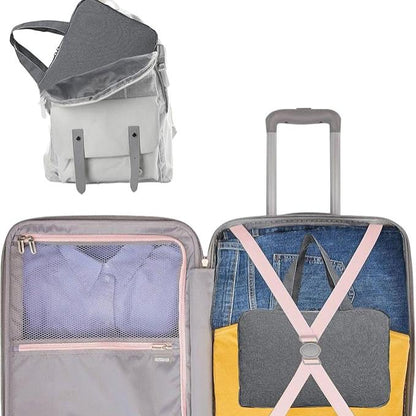Compact 3-in-1 Hanging Makeup Organizer and Cosmetic Storage Bag for Travel - Efficient Makeup and Toiletries Storage Solution 5