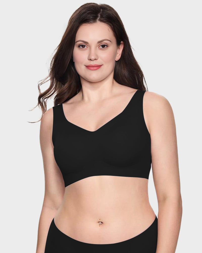 Wire-Free Cooling Minimizer Bra with Antibacterial Fabric
