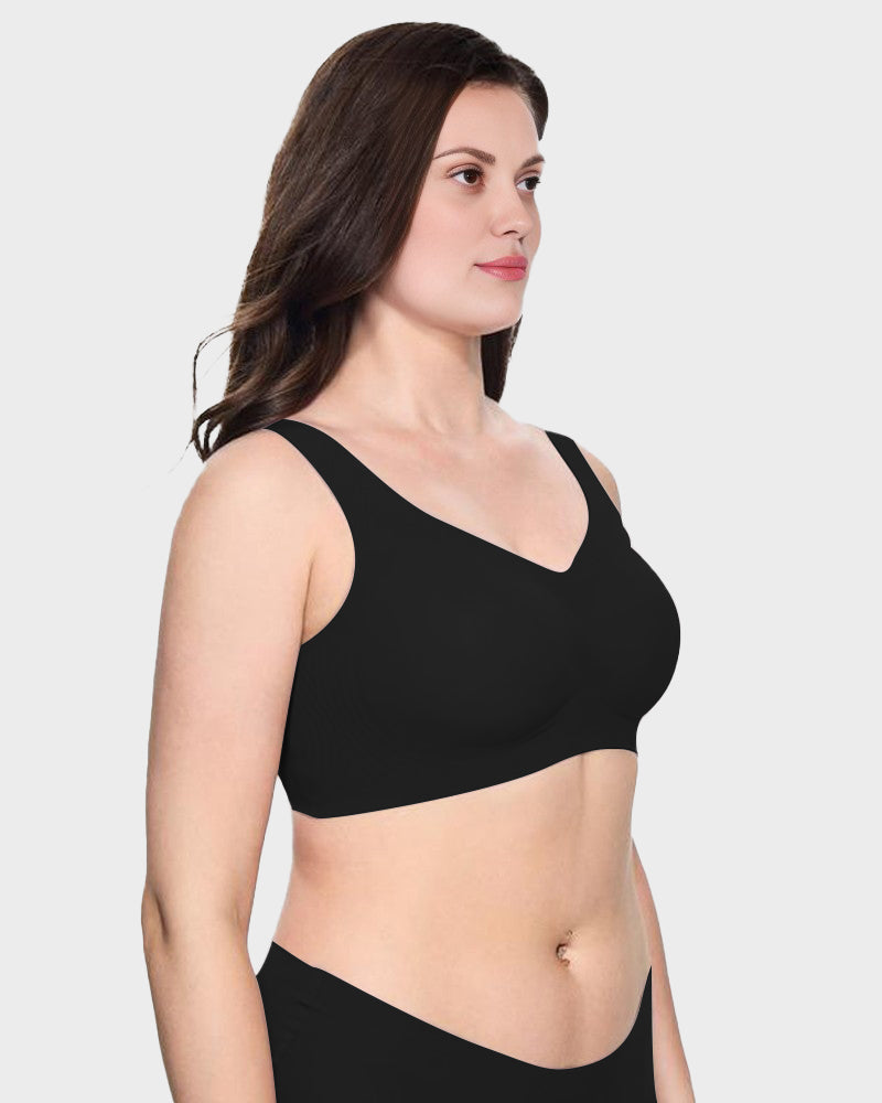 Wire-Free Cooling Minimizer Bra with Antibacterial Fabric