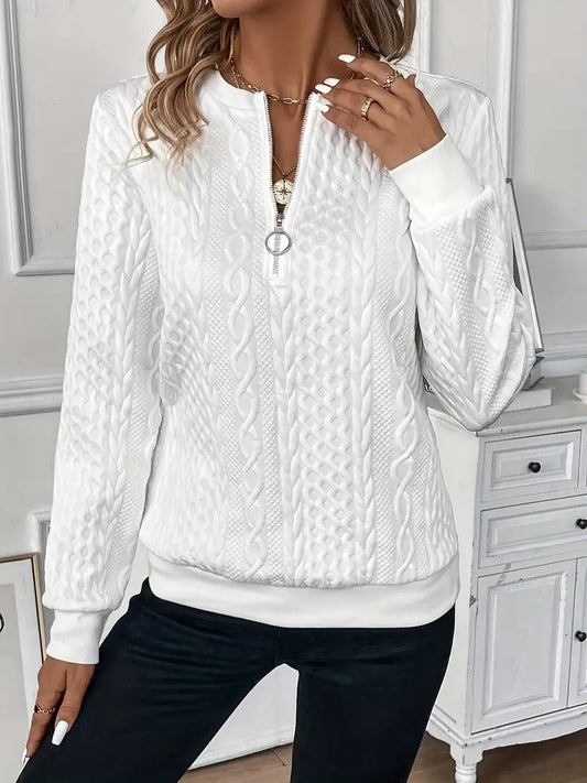 Cozy Women's Knitted Autumn Sweater | Noemi