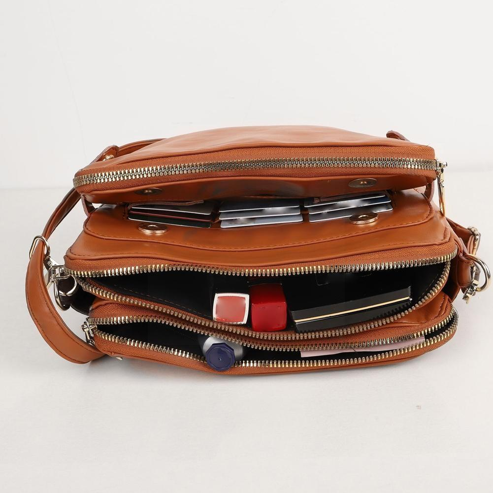 Multi-Compartment Crossbody Bag