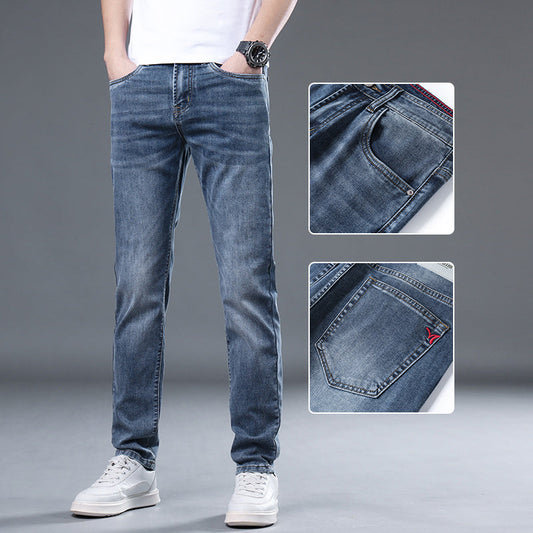 Men's Jeans Blue Ice Silk | Charles-1