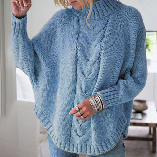 Women Chunky Knit Turtleneck Sweater | Kyra