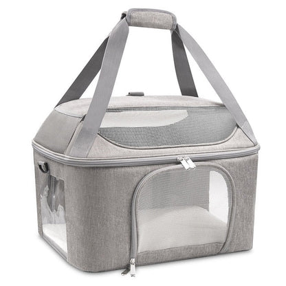 Variant image for Pet Carrier Black Oxford Fabric | WagCarrier-2
