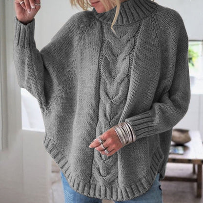 Women Chunky Knit Turtleneck Sweater | Kyra