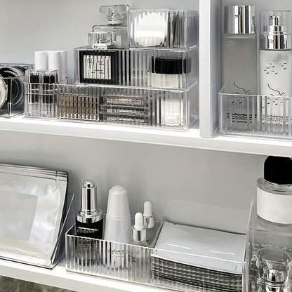 Elegant Acrylic Makeup Organizer with Multiple Drawers – Transparent Vanity Organizer for Cosmetics and Accessories 3