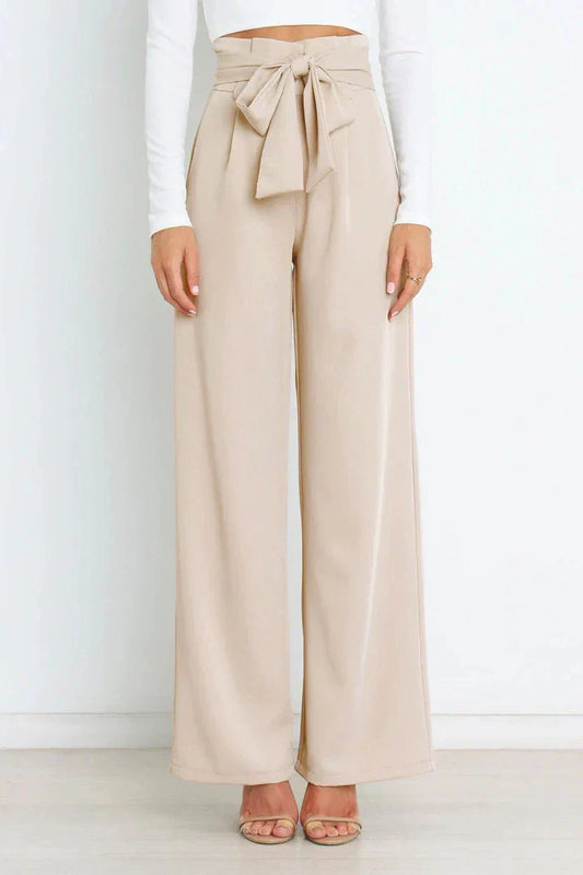 Women High-Waisted Wide-Leg Pants | Chantal