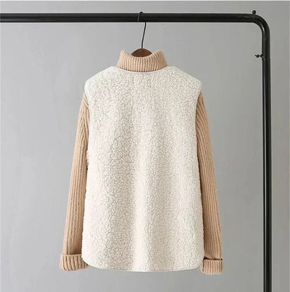 Women Cozy Sherpa Buttoned Vest | Eloise