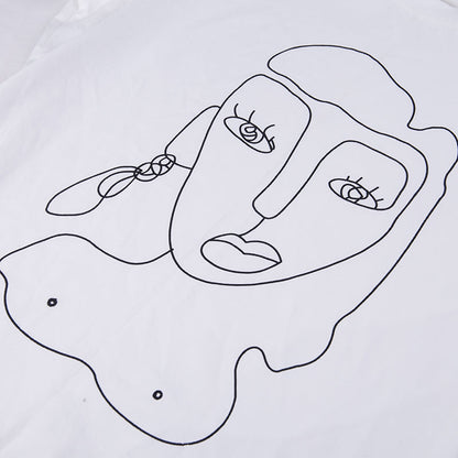 Face Drawing Graphic T-Shirt | Kristina