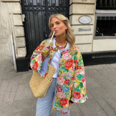 Women Floral Kimono Jacket | Fiona