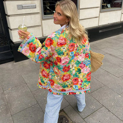 Women Floral Kimono Jacket | Fiona