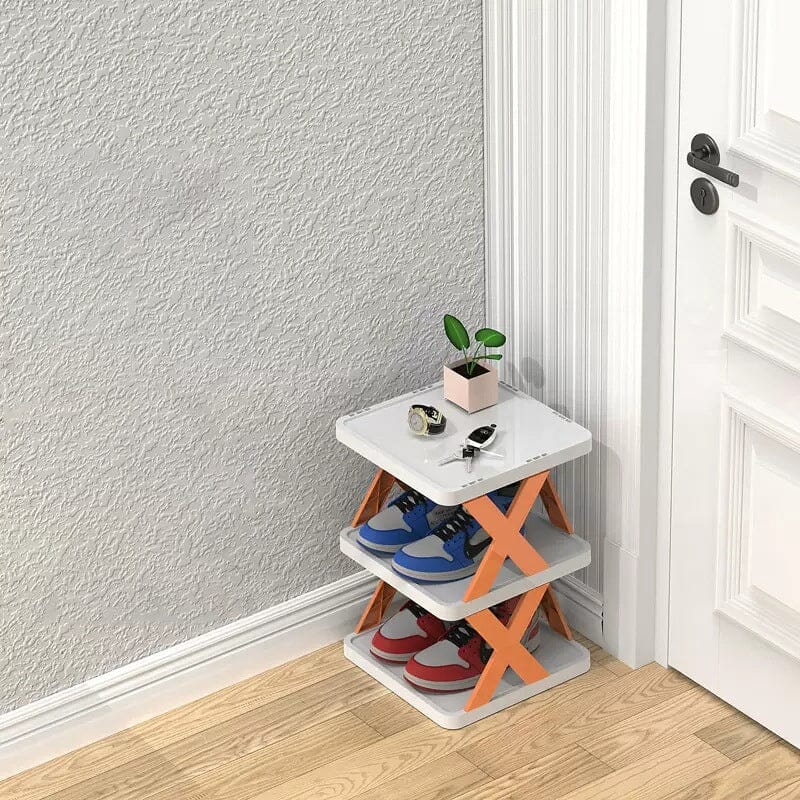 Foldable Multi-Layer Shoe Rack – Compact Entryway Shoe Storage Organizer for Small Spaces, Durable and Versatile Design 10