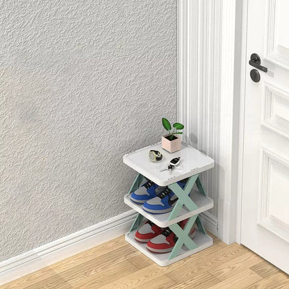 Foldable Multi-Layer Shoe Rack – Compact Entryway Shoe Storage Organizer for Small Spaces, Durable and Versatile Design 12