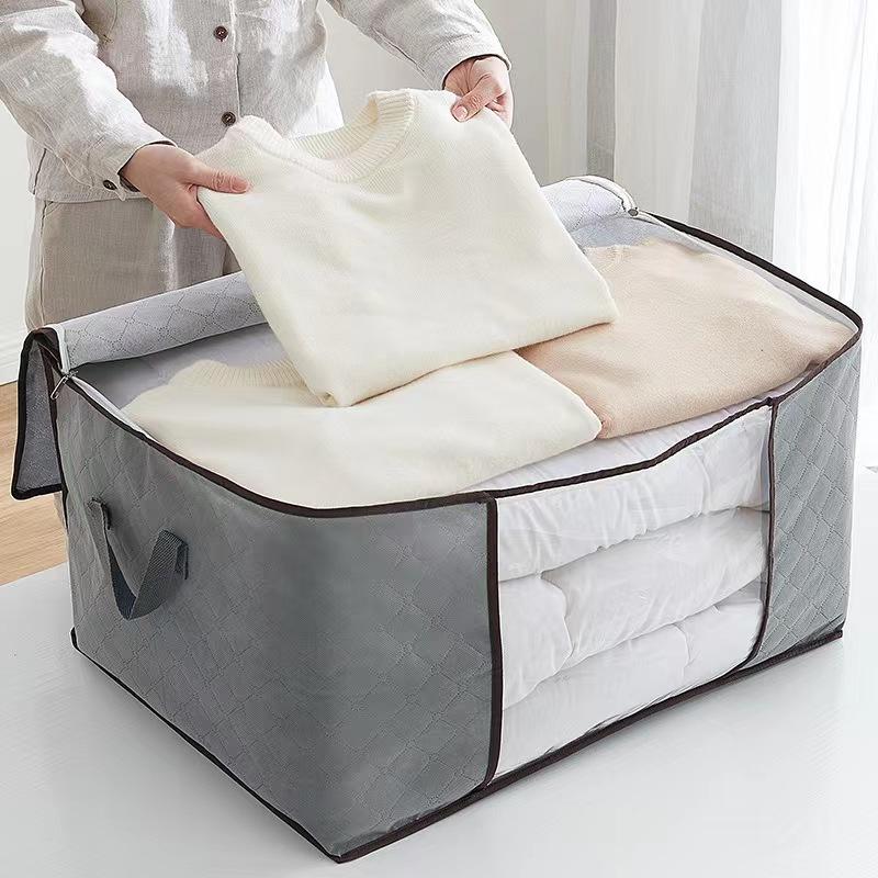 Foldable Storage Bag with Window – Dust and Moisture Resistant Clothing Organizer for Closet and Bedroom 1