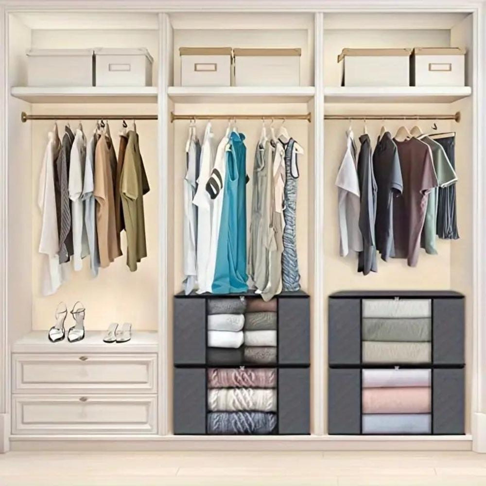 Foldable Storage Bag with Window – Dust and Moisture Resistant Clothing Organizer for Closet and Bedroom 3