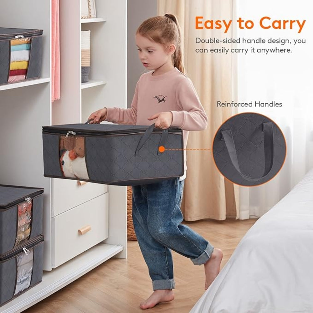 Foldable Storage Bag with Window – Dust and Moisture Resistant Clothing Organizer for Closet and Bedroom 4