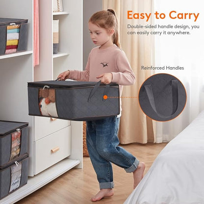 Foldable Storage Bag with Window – Dust and Moisture Resistant Clothing Organizer for Closet and Bedroom 4