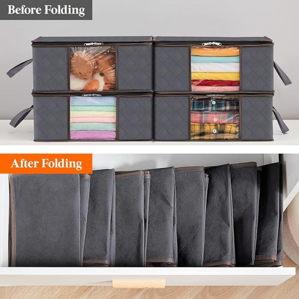 Foldable Storage Bag with Window – Dust and Moisture Resistant Clothing Organizer for Closet and Bedroom 6