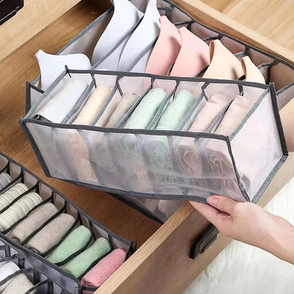 Foldable Underwear Organizer with Multiple Compartments – Space-Saving Storage Solution for Lingerie and Accessories 10