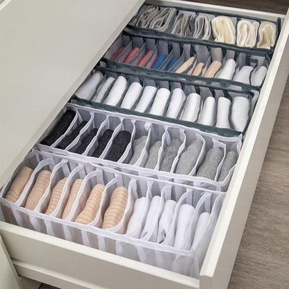 Foldable Underwear Organizer with Multiple Compartments – Space-Saving Storage Solution for Lingerie and Accessories 2