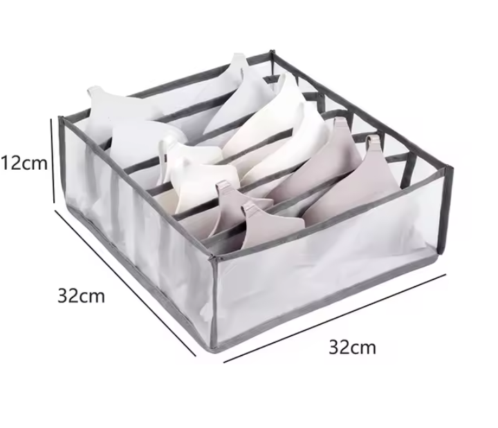 Foldable Underwear Organizer with Multiple Compartments – Space-Saving Storage Solution for Lingerie and Accessories 7