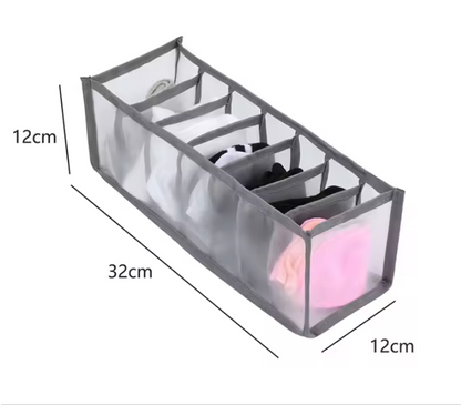 Foldable Underwear Organizer with Multiple Compartments – Space-Saving Storage Solution for Lingerie and Accessories 8