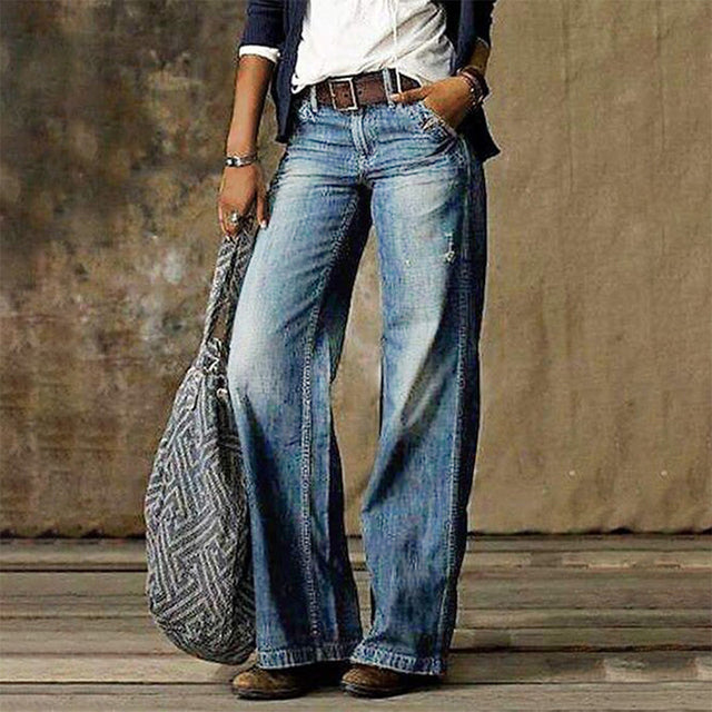 Chloe | Retro Wide-Leg Jeans | Denim