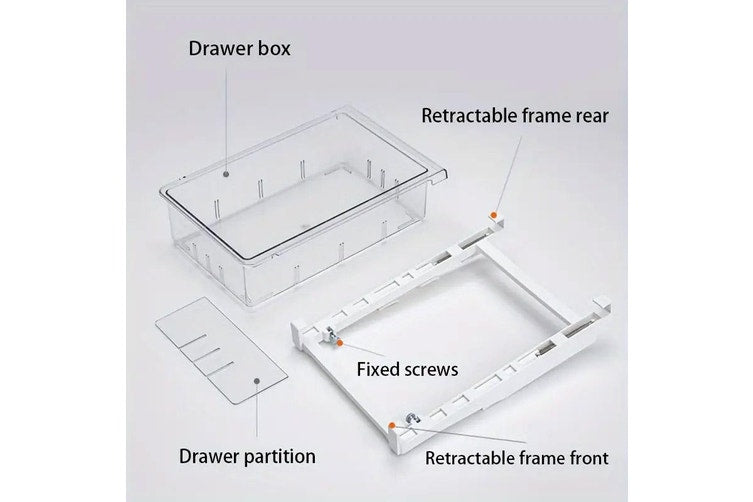 Fridge Storage Containers for Organized Refrigerator – Space-Saving Food Organizer in Durable Plastic 4