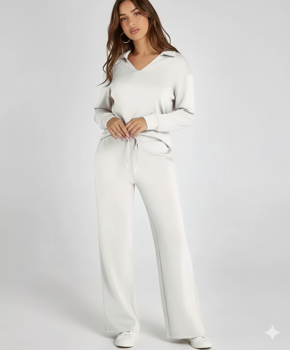 Women Two-Piece Relaxed Fit Lounge Set | Fiona
