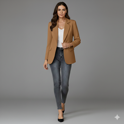 Women Tailored Single-Button Blazer | Elspeth