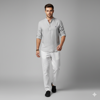 Men's Casual Henley Shirt | Thomas