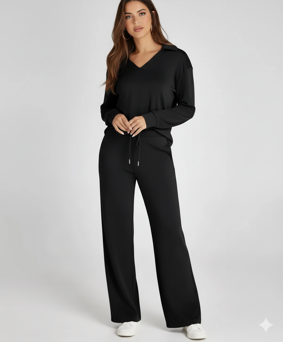 Women Two-Piece Relaxed Fit Lounge Set | Fiona