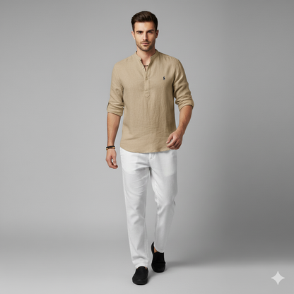 Men's Casual Henley Shirt | Thomas