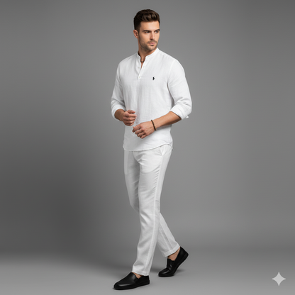 Men's Casual Henley Shirt | Thomas