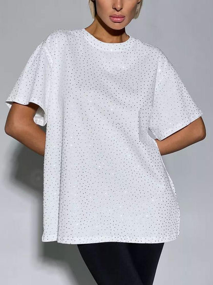 Variant image for Women Oversized T-Shirt Vintage Washed Cotton | Diamond Luxe-37