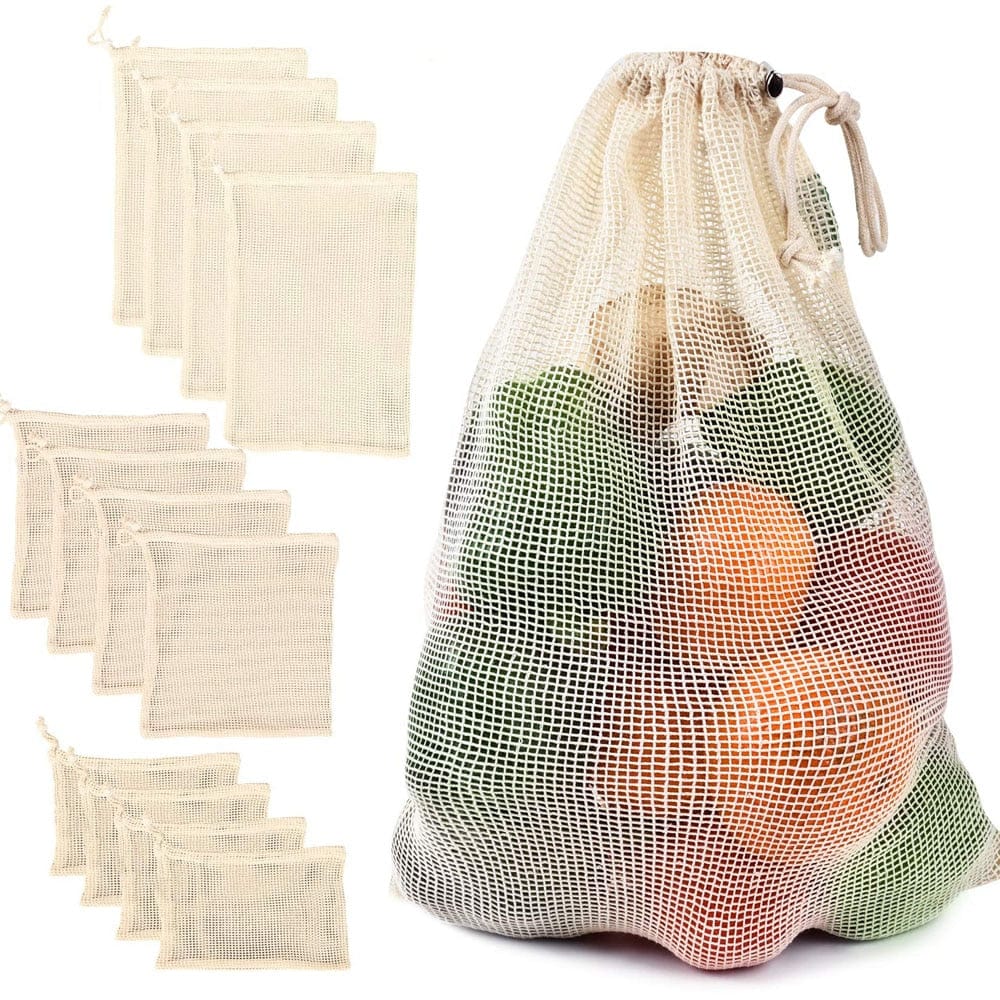 Reusable Cotton Mesh Grocery Bag