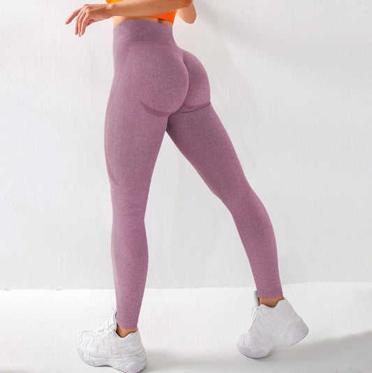 Women Gym Leggings Black Spandex Polyester | Hera-1