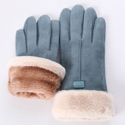 Isla | Stylish & Warm Furry Winter Gloves for Women