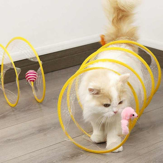 Cat Tunnel Toy Foldable Steel | Adventure Explorer-1