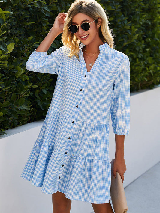 Summer Light Blue Dress | Eliana