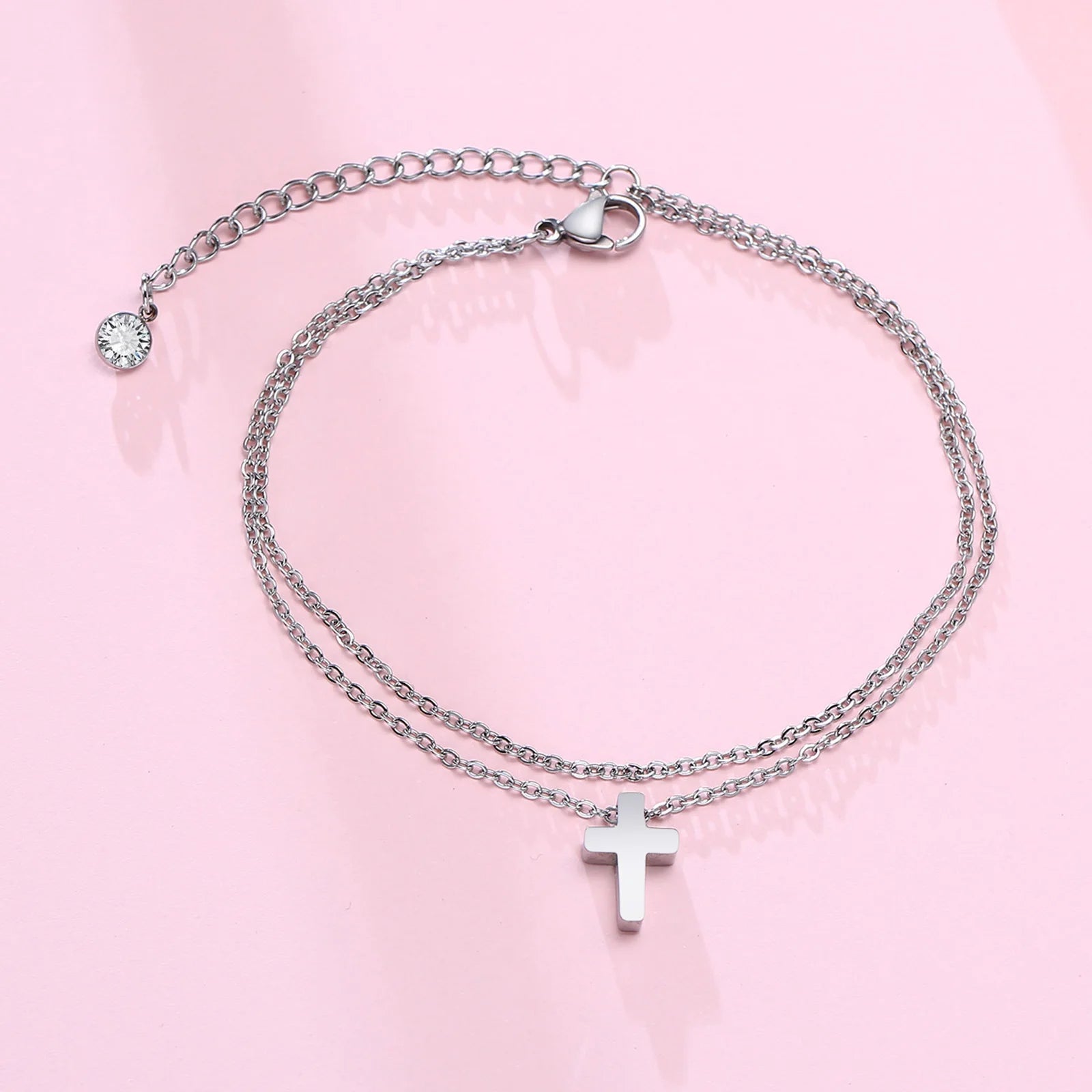 Unisex Figaro Chain Anklet Adjustable Stainless Steel | Elegant Design-5