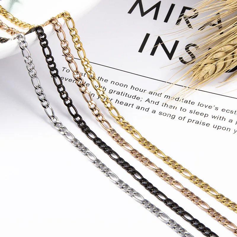 Variant image for Men's Chain Necklace Silver Stainless Steel | Urban Style-1