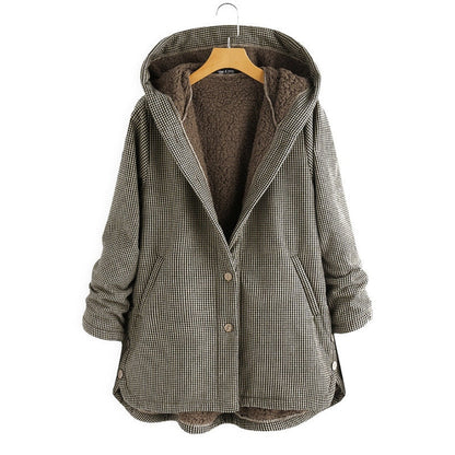 Women Hooded Fleece-Lined Coat | Jessamine