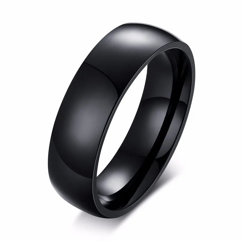 Unisex Classic Gold Band Engagement Ring | Elowen