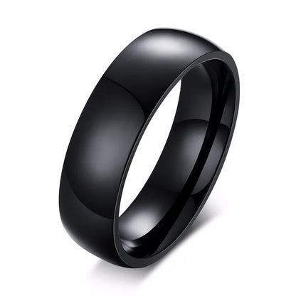 Unisex Classic Gold Band Engagement Ring | Elowen