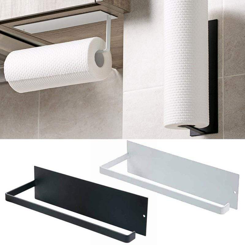 Wall-Mounted Paper Towel Rack – Space-Saving Adhesive Holder